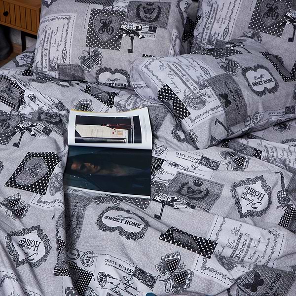 Фото - Комплект постельного белья Moon&Star Бязь Gold Люкс «Vintage Keys» King Size 220x240 нав. 2х70х70 (MS-820007282)