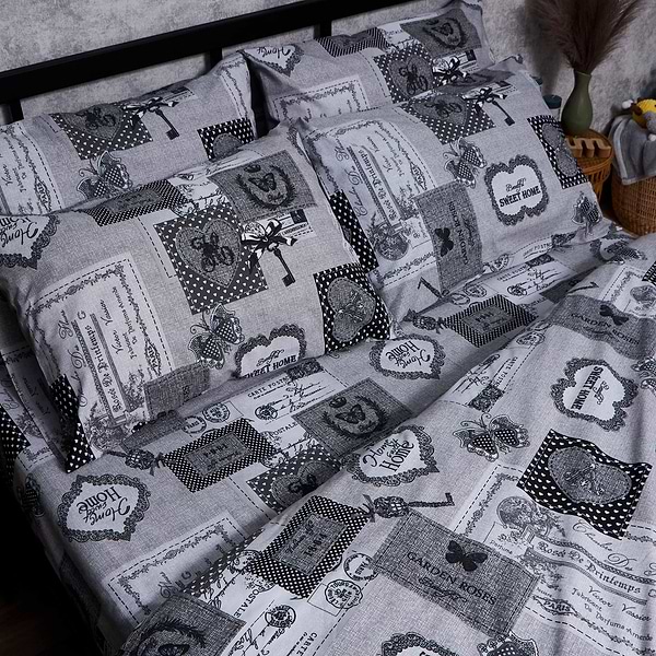 Фото - Комплект постельного белья Moon&Star Бязь Gold Люкс «Vintage Keys» King Size 220x240 нав. 2х70х70 (MS-820007282)