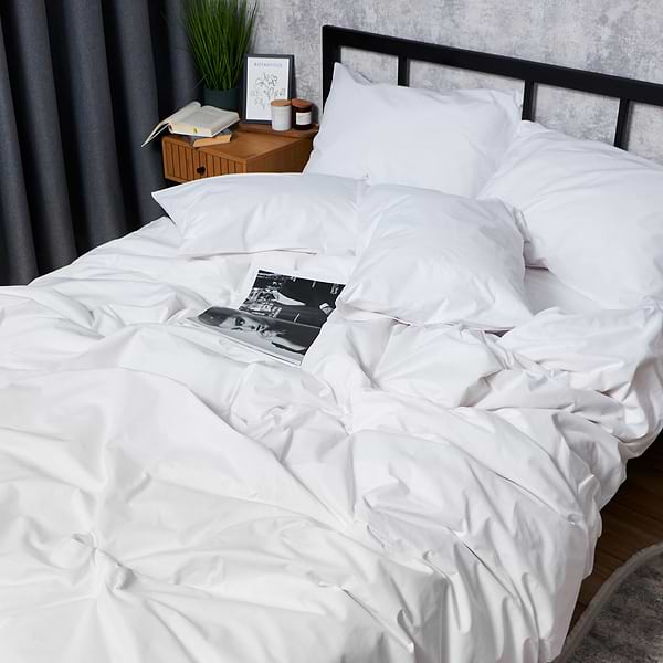 Фото - Комплект постільної білизни Moon&Star Бязь Gold Люкс White Glow 160х220 нав. 2х70х70 (MS-820007372)