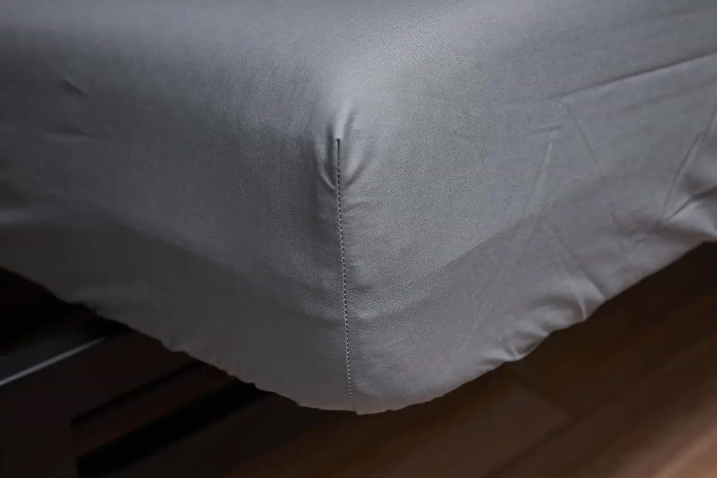 Простирадло полуторне Moon&Star Gray Бязь Gold Люкс 140х190х25 см (MS-850000269)