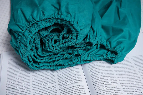 Фото - Простынь двуспальная Moon&Star Green Deep Бязь Gold Люкс 180х190х20 см (MS-850000295)