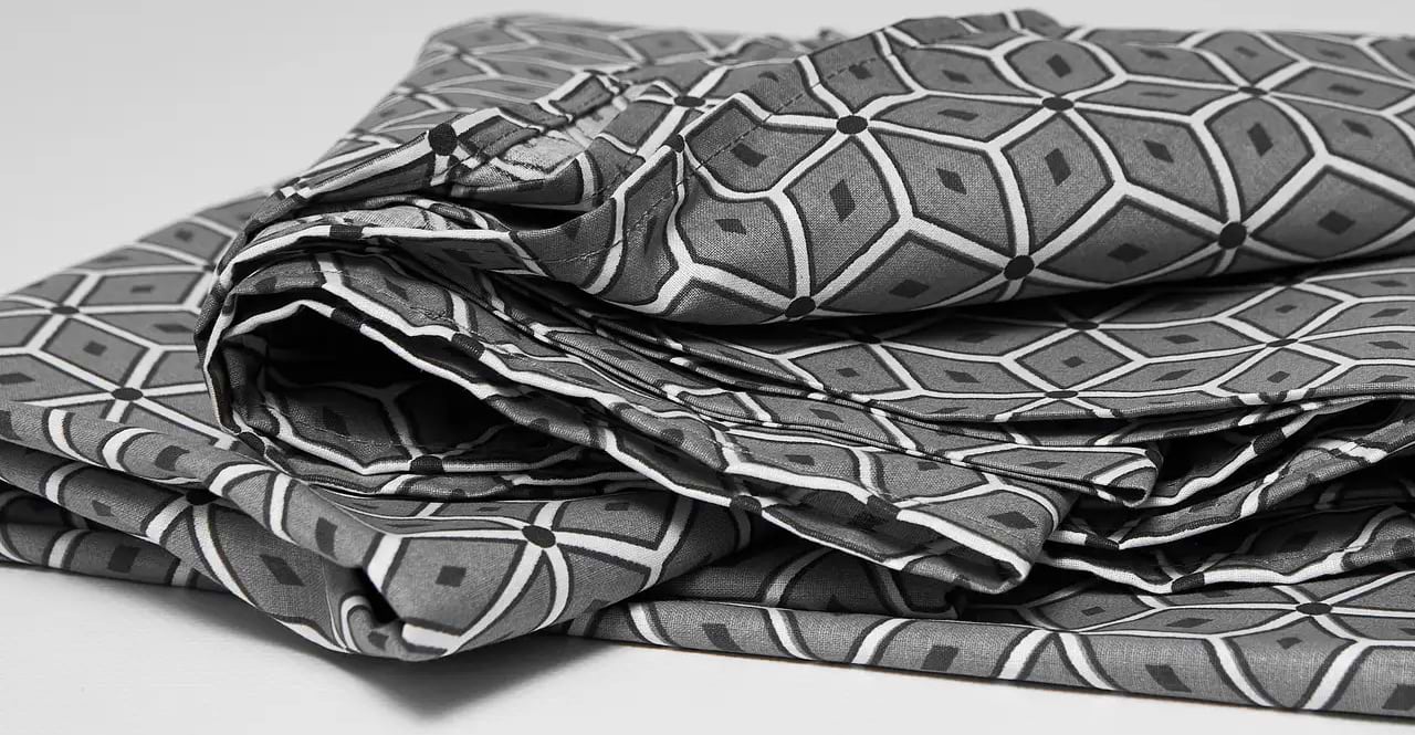 Простынь двуспальная Moon&Star Grey Labyrinth Бязь Gold Люкс 180х220 см (MS-860000297)