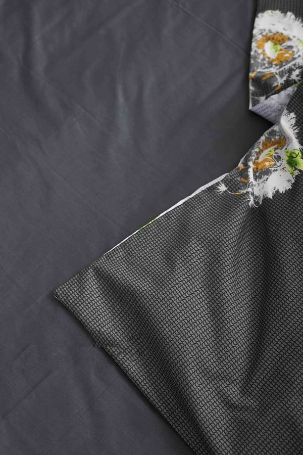 Фото - Комплект постільної білизни Moon&Star 200х220 см нав. 2х50х70 Dandelion Black Бязь Gold Люкс (MS-820000916)