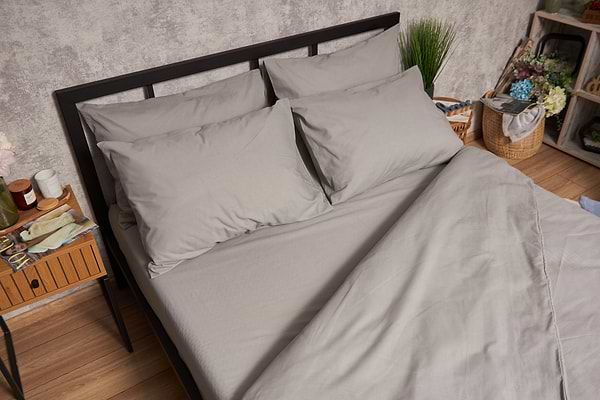 Фото - Комплект постільної білизни Moon&Star King Size 220x240 Gray Бязь Gold Люкс (MS-820001113)