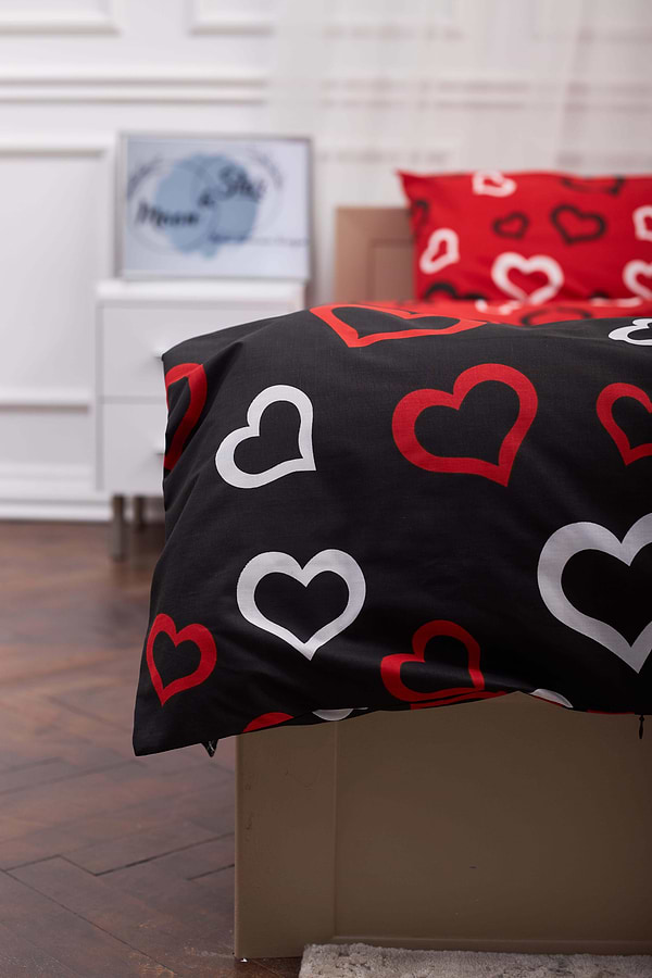 Фото - Комплект постільної білизни Moon&Star Бязь Gold Люкс «Love Cats» 160х220х2 нав. 2х40х60 (MS-820002970)