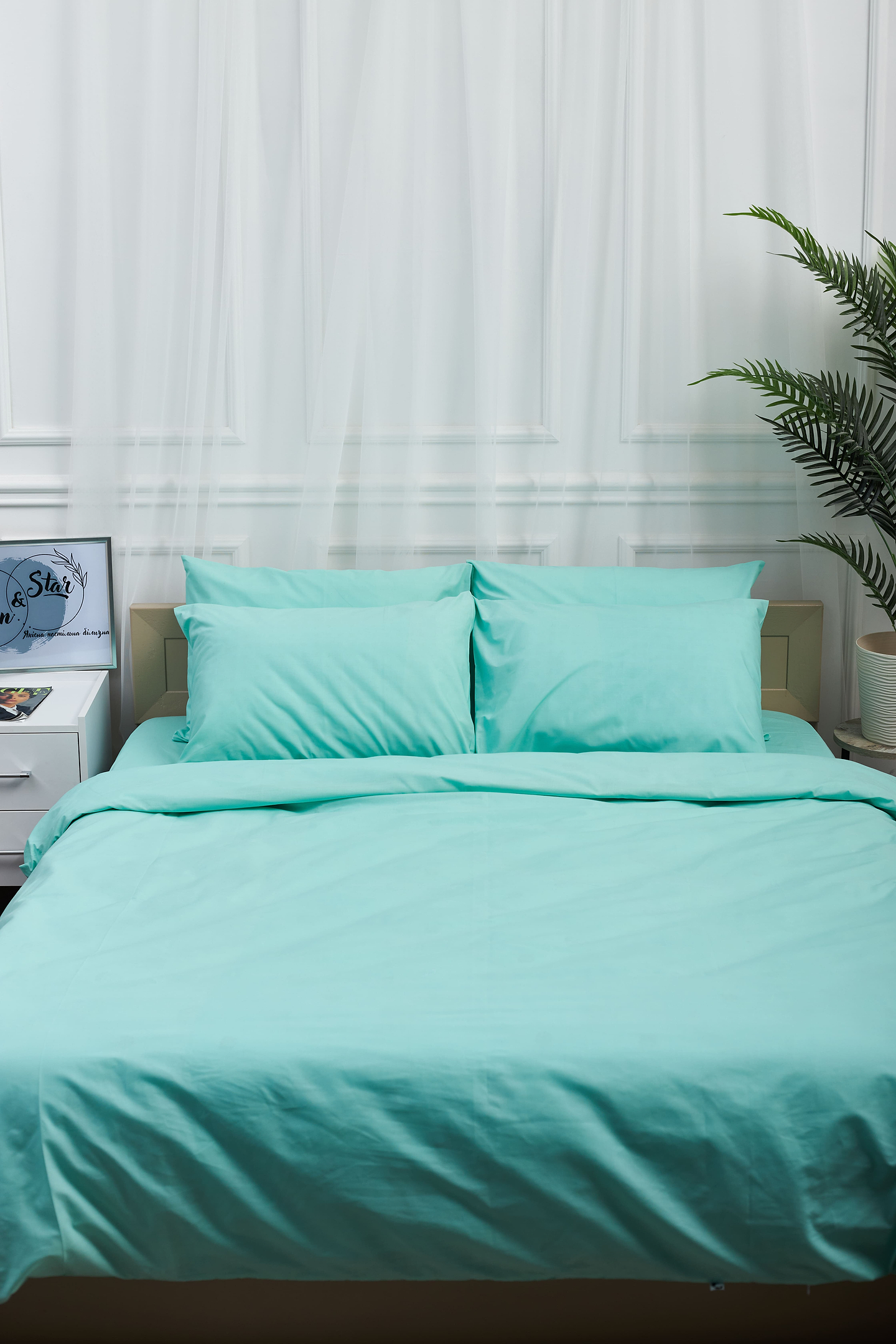 Комплект постельного белья детский Moon&Star 110х140 нав. 2х40х40 Mind Бязь Gold Люкс (MS-830000012)