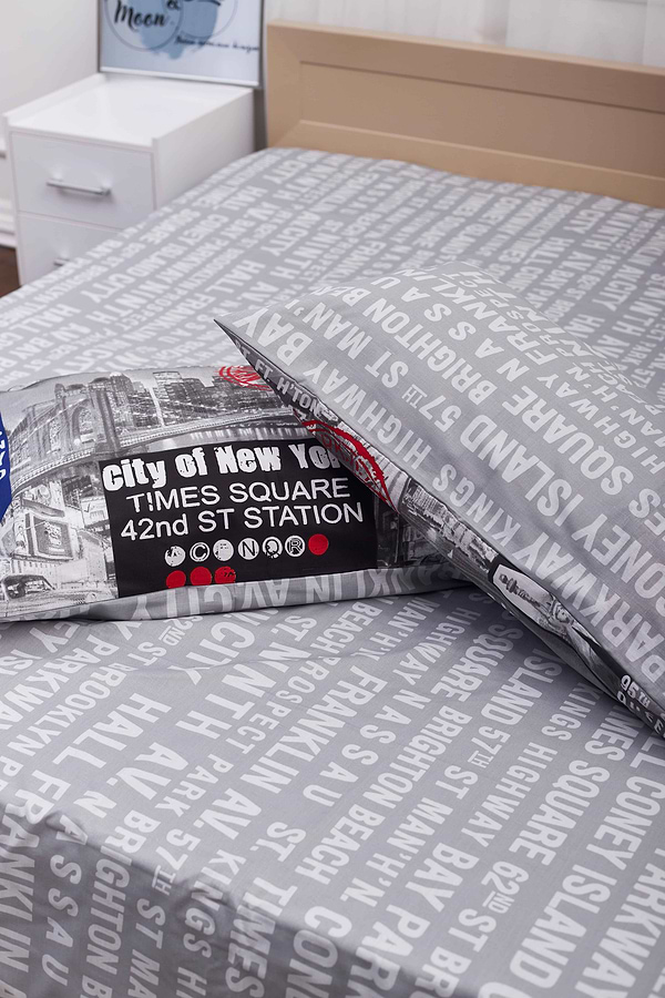 Фото - Комплект постельного белья Moon&Star 175х210 см нав. 2х70х70 New York Бязь Gold Люкс (MS-820001218)