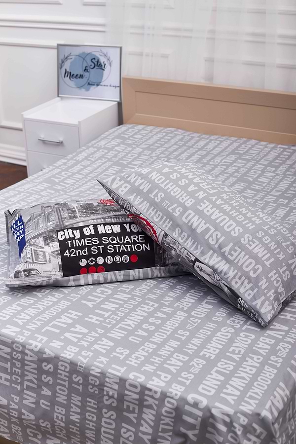 Фото - Комплект постельного белья Moon&Star 175х210 см нав. 2х70х70 New York Бязь Gold Люкс (MS-820001218)