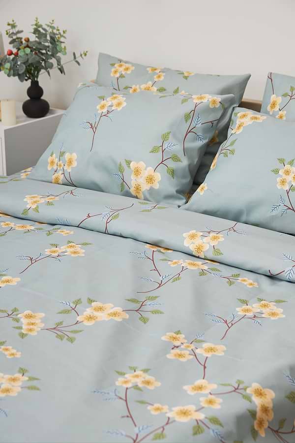 Фото - Комплект постельного белья Moon&Star 200х220 см нав. 4х50х70 Spring Flower Микросатин Premium (MS-820001401)