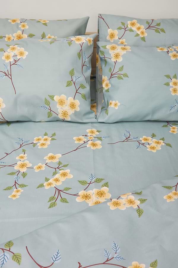 Фото - Комплект постельного белья Moon&Star 200х220 см нав. 4х50х70 Spring Flower Микросатин Premium (MS-820001401)