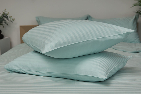 Фото - Комплект постельного белья Moon&Star 175х210 см нав. 2х40х60 Stripe Mint Satin Stripe (MS-820000600)