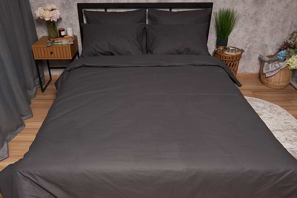 Фото - Комплект постельного белья Moon&Star 143х210 Sweat Gray Бязь Gold Люкс (MS-820001336)