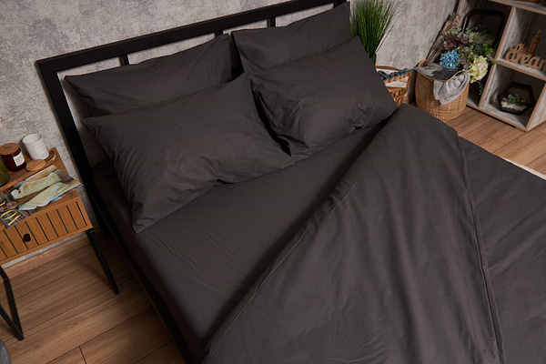 Фото - Комплект постельного белья Moon&Star 143х210 Sweat Gray Бязь Gold Люкс (MS-820001336)