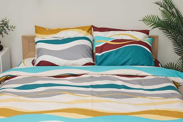 Фото - Комплект постільної білизни Moon&Star 175х210 см нав. 2х70х70 Tangerine Мікросатін Premium (MS-820001430)