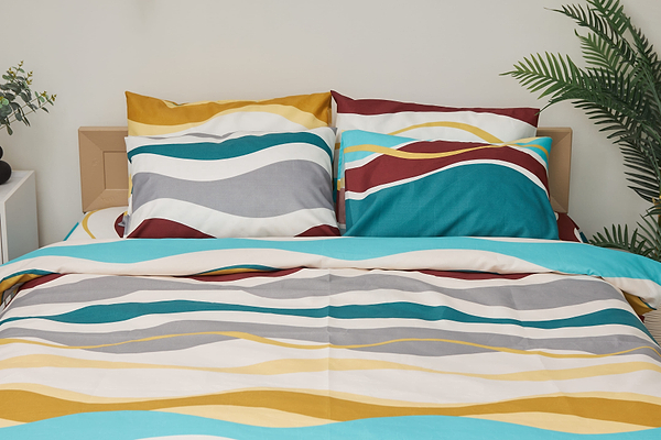 Фото - Комплект постельного белья Moon&Star 143х210 см нав. 2х70х70 Tangerine Микросатин Premium (MS-820001440)