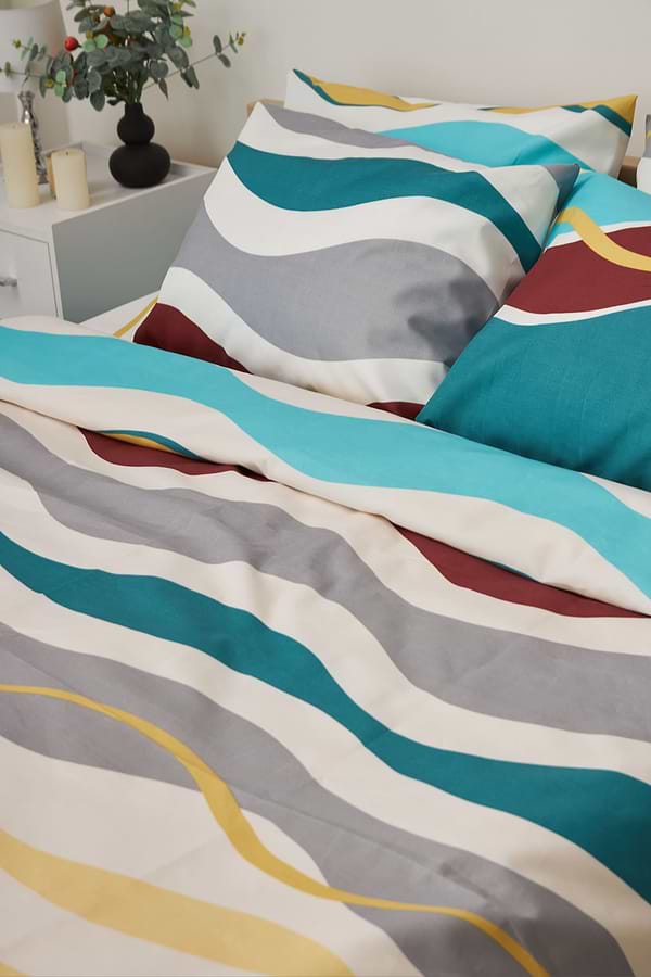 Фото - Комплект постельного белья Moon&Star 143х210 см нав. 4х50х70 Tangerine Микросатин Premium (MS-820001441)