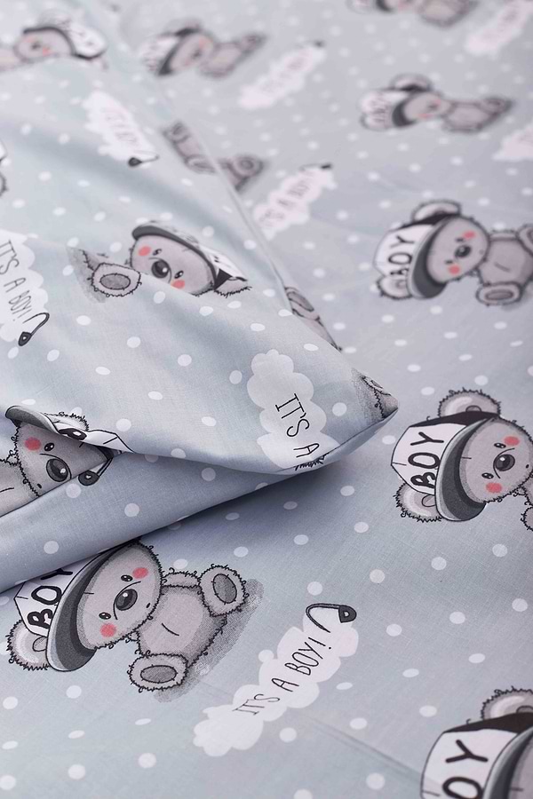 Фото - Комплект постельного белья Moon&Star 200х220 см нав. 4х50х70 Teddy Boy Бязь Gold Люкс (MS-820001368)