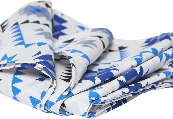 Фото - Простирадло двоспальне Moon&Star Blue Mosaic Бязь Gold Люкс 180х220 см (MS-860000122)