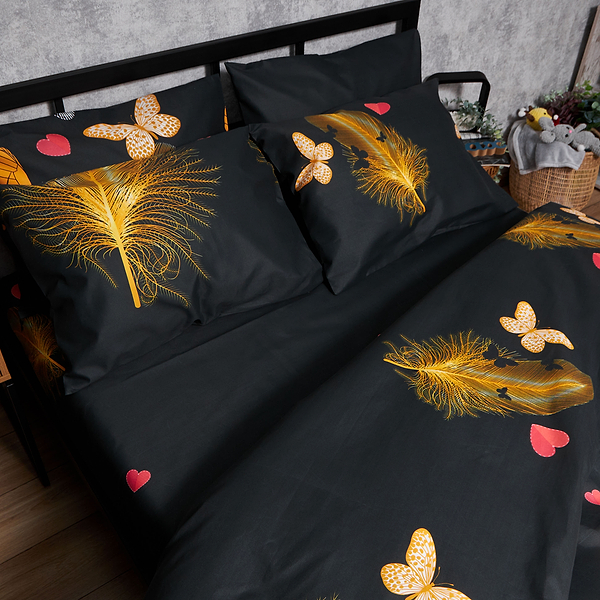 Фото - Комплект постільної білизни Moon&Star Premium Golden Flutter 200х220 (MS-820007815)