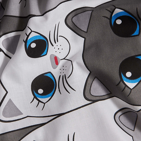 Фото - Комплект постельного белья Moon&Star Бязь Gold Люкс Furry Friends 180х220 см нав. 50х70 2 шт. (MS-880000220)