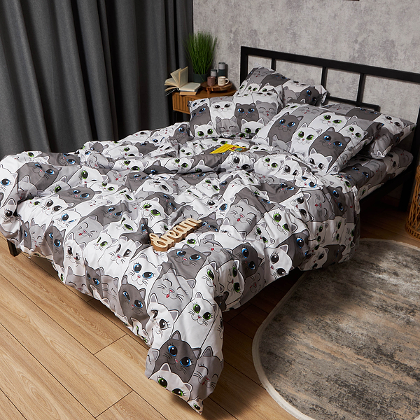 Фото - Комплект постельного белья Moon&Star Бязь Gold Люкс Furry Friends 200х220 см нав. 40х60 2 шт. (MS-880000222)