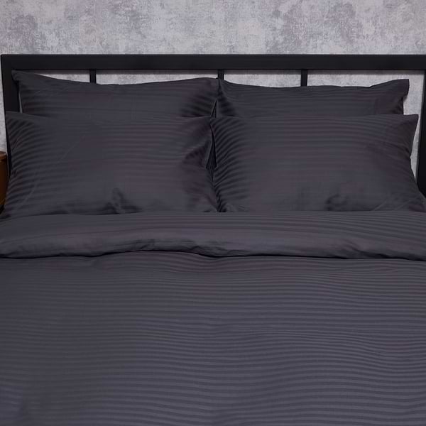 Фото - Комплект постельного белья Moon&Star Satin Stripe Dark Serenity (MS-890000824)