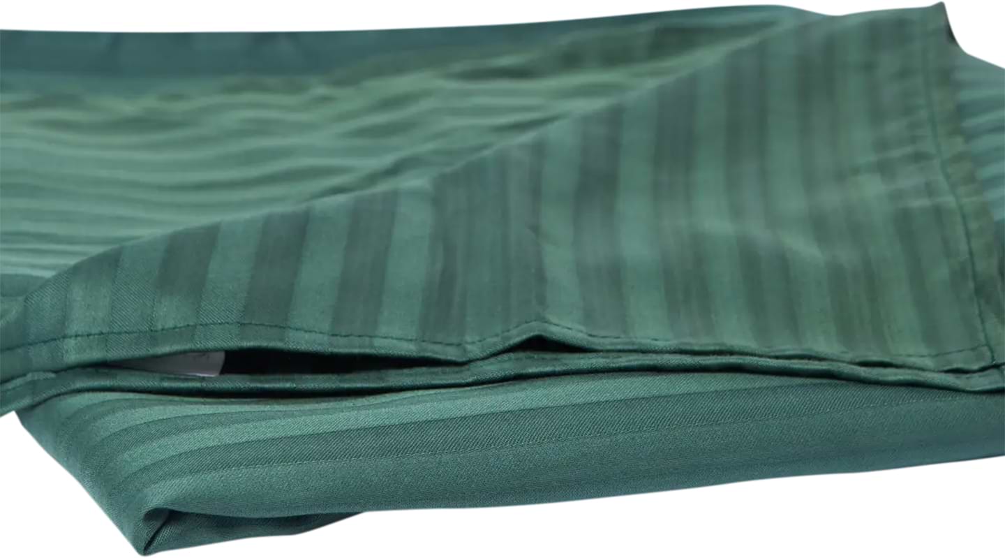 Простирадло односпальне Moon&Star Mystic Green Satin Stripe Gold Люкс 110х160 см (MS-860000245)