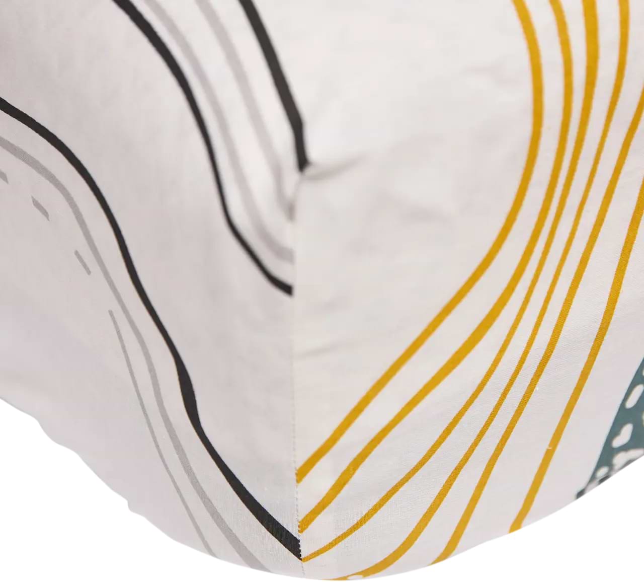 Простынь двуспальная Moon&Star Natural Waves Бязь Gold Люкс 160х200х20 см (MS-850001294)