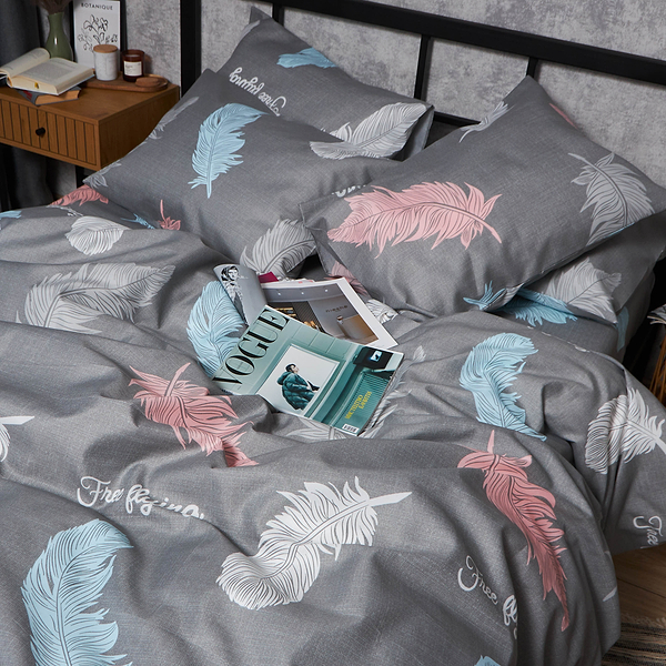 Фото - Комплект постільної білизни Moon&Star Мікросатин Premium Feather Touch 160х220 нав. 4х70х70 (MS-820007654)