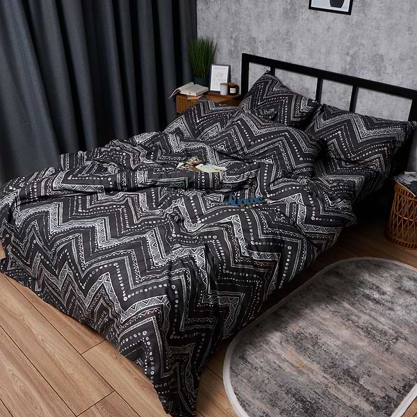 Фото - Комплект постельного белья Moon&Star Микросатин Premium Geometric Grace 160х220 нав. 4х70х70 (MS-820007794)