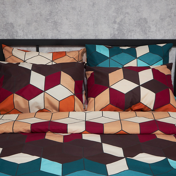 Фото - Комплект постельного белья Moon&Star Premium Modern Chaos 143х210 нав. 4х70х70 (MS-820007929)