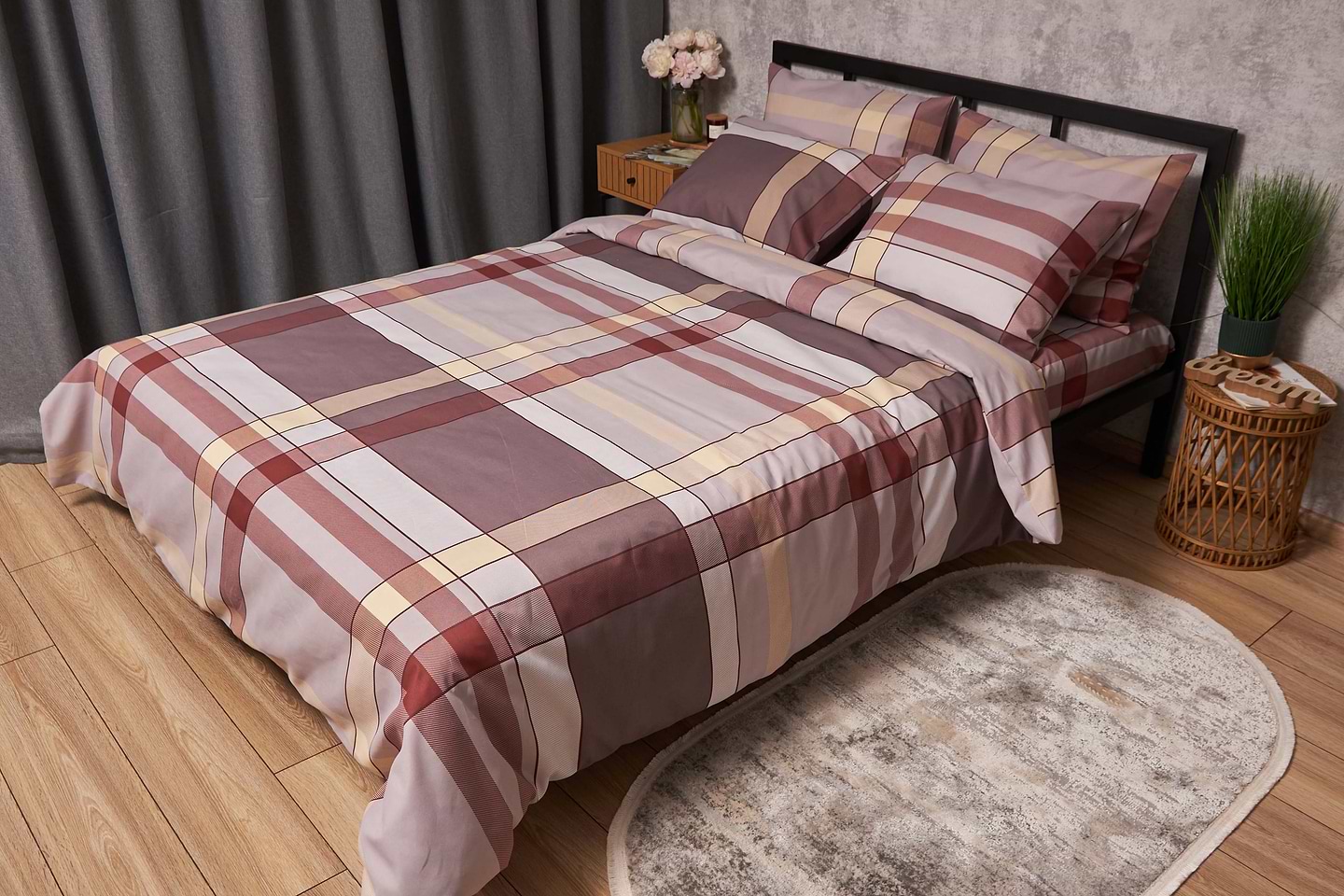 Комплект постільної білизни Moon&Star Premium Moon Rock 143х210х2 нав. 2х40х60 (MS-820005240)