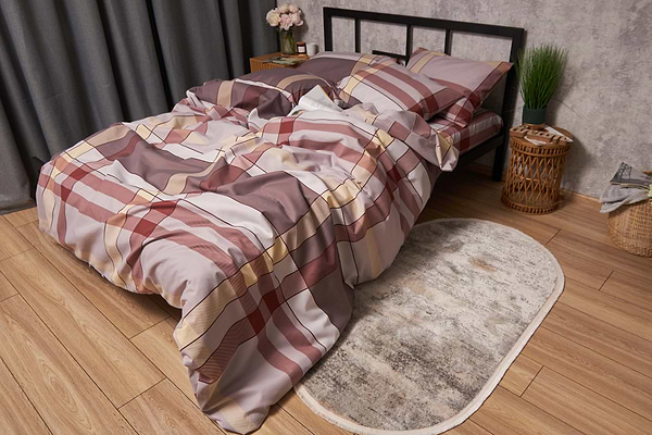 Фото - Комплект постільної білизни Moon&Star Мікросатин Premium Moon Rock 160х220 нав. 4х70х70 (MS-820005239)