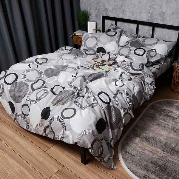 Фото - Комплект постельного белья Moon&Star Микросатин Premium Orbit Elegance 175х210 см 50х70 2 шт. (MS-890000727)