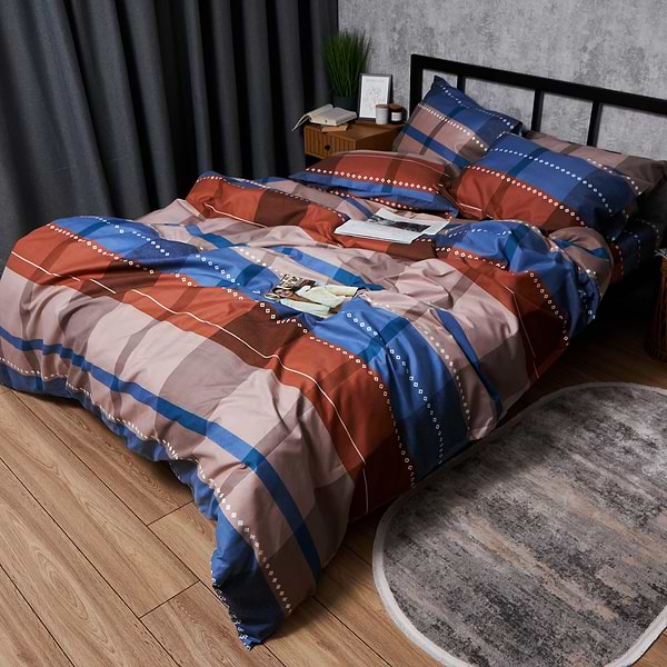 Фото - Комплект постільної білизни Moon&Star Мікросатин Premium Plaid Perfection 220х240 нав. 70х70 см 2 шт. (MS-890000659)