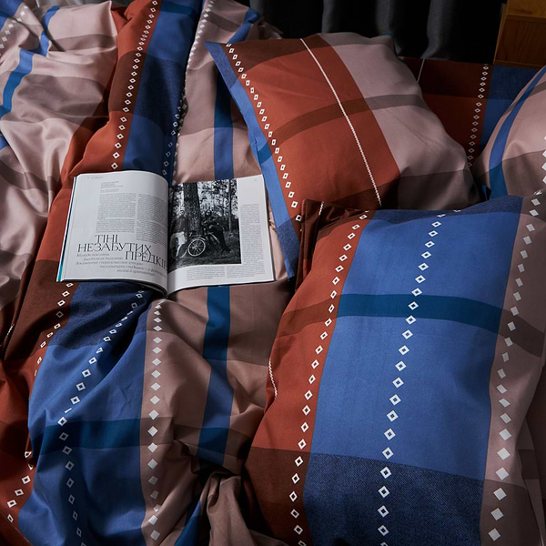Фото - Комплект постільної білизни Moon&Star Мікросатин Premium Plaid Perfection 160х220 +нав. 50х70 см 2 шт. (MS-890000649)