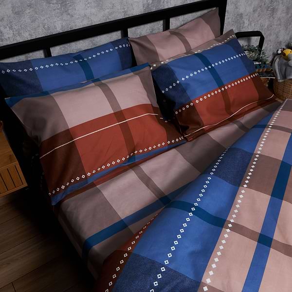 Фото - Комплект постільної білизни Moon&Star Мікросатин Premium Plaid Perfection 160х220 +нав. 50х70 см 2 шт. (MS-890000649)
