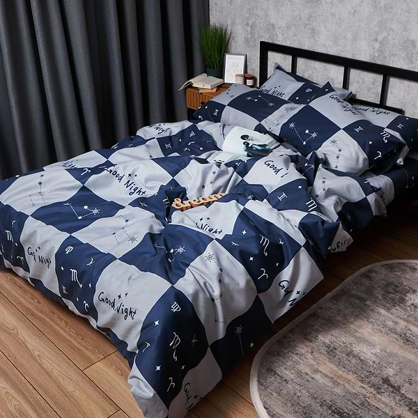 Фото - Комплект постельного белья Moon&Star Микросатин Premium Zodiac Dream 143х210 нав. 2х50х70 (MS-820008101)