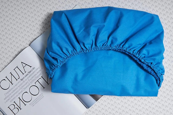 Фото - Простирадло євро Moon&Star Sapphire Бязь Gold Люкс 200х220х20 см (MS-850000499)