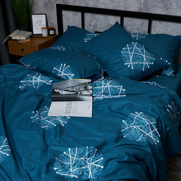 Фото - Комплект постільної білизни Moon&Star Satin Elit Crystal Threads 143х210х2 нав. 2х50х70 (MS-820008286)