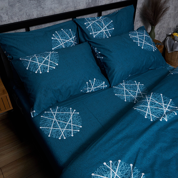 Фото - Комплект постільної білизни Moon&Star Satin Elit Crystal Threads 160х220х2 нав. 2х40х60 (MS-820008290)