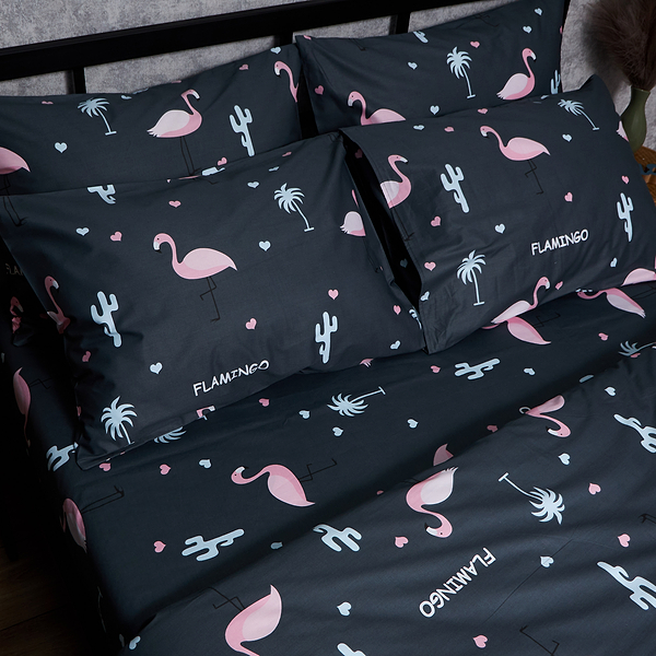 Фото - Комплект постельного белья Moon&Star Satin Elit «Flamingo» 143х210 см нав. 2х50х70 (MS-820008311)