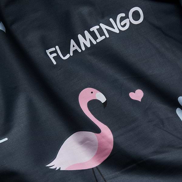 Фото - Комплект постільної білизни Moon&Star Satin Elit «Flamingo» 200х220 см нав. 4х50х70 (MS-820008308)