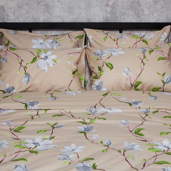 Фото - Комплект постельного белья Moon&Star Satin Elit Magnolia Dream 143х210х2 нав. 2х70х70 (MS-820008427)