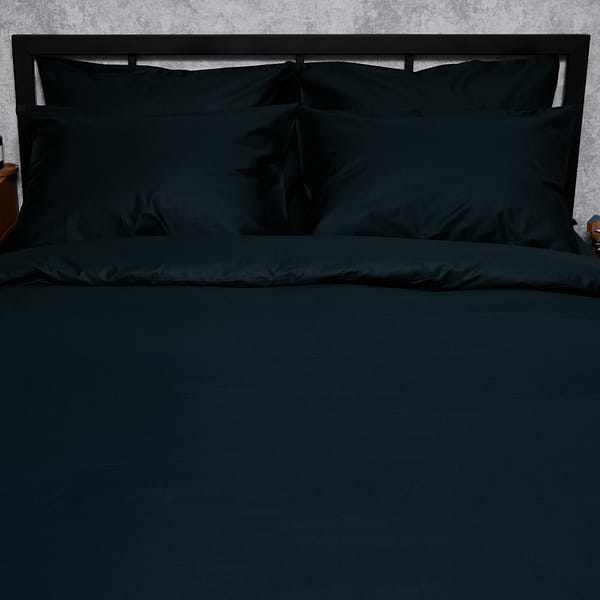Фото - Комплект постільної білизни Moon&Star Satin Premium Black Velvet 143х210 (MS-820008485)