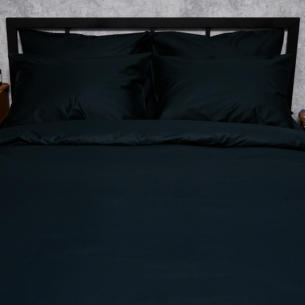 Фото - Комплект постельного белья Moon&Star Satin Premium Black Velvet 160х220х2 нав. 2х40х60 (MS-820008500)
