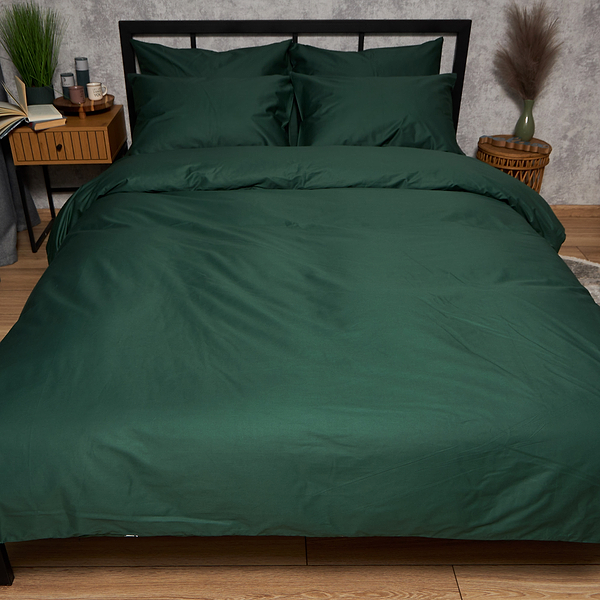 Фото - Комплект постільної білизни Moon&Star Satin Premium Evergreen Dream 143х210х2 нав. 2х70х70 (MS-820010037)