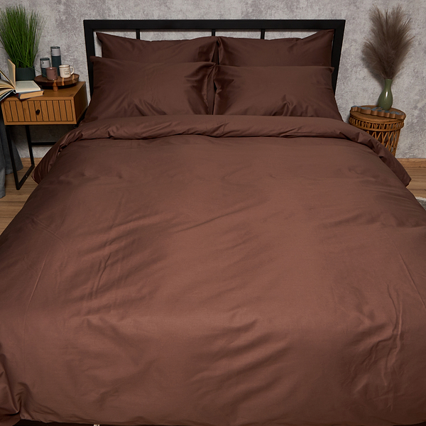 Фото - Комплект постільної білизни Moon&Star Satin Premium Mocha Mood 143х210х2 нав. 2х40х60 (MS-820010070)