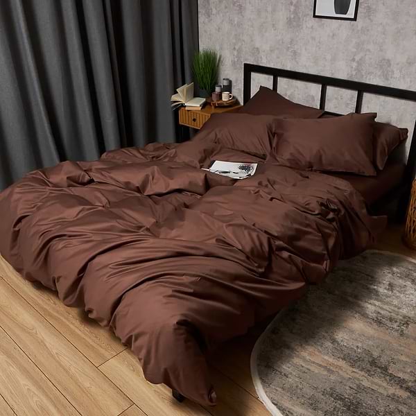 Фото - Комплект постільної білизни Moon&Star Satin Premium Mocha Mood 143х210 (MS-820010064)