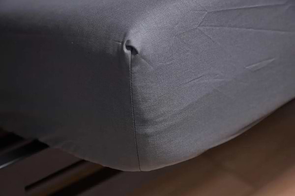 Фото - Простирадло двоспальне Moon&Star на гумці Sweat Gray Бязь Gold Люкс 160х190х25 см (MS-850000553)